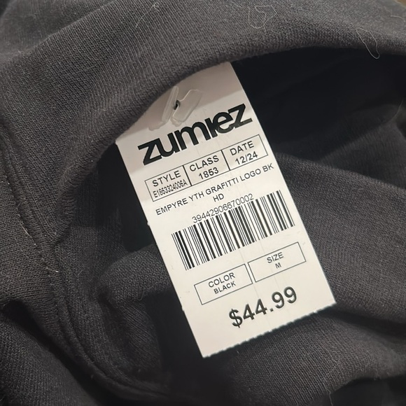 Empyre Kids Graffiti Logo Black Hoodie M - Picture 4 of 4